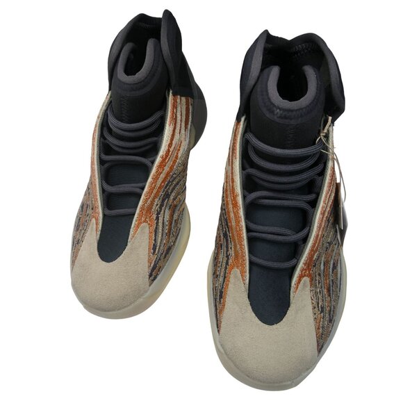 Adidas Men's YZY QNTM‎ Flash Orange Fall Sneakers Size 11 - Picture 2 of 10